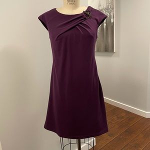 Adrianna Papell Purple Mini Dress
